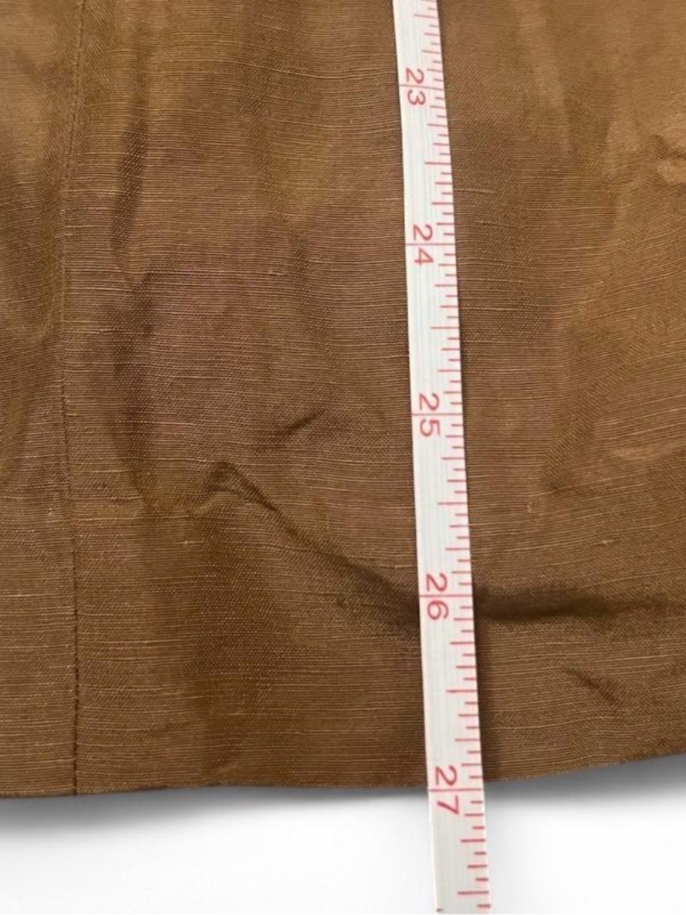 Doncaster Linen and Silk Pants Tan Straight-Leg High Waisted Women’s Size 4 - Picture 7 of 8